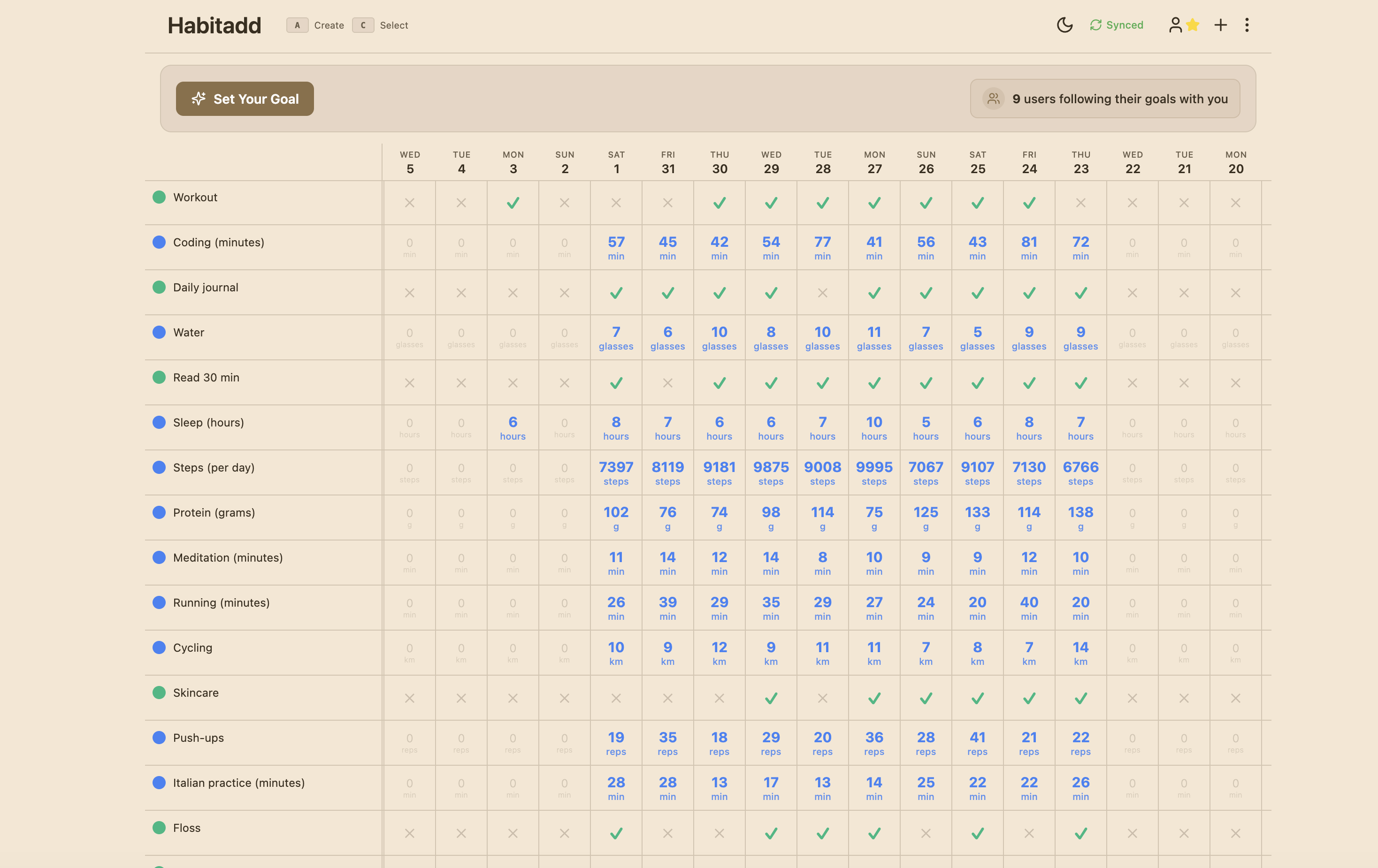 Light mode - Desktop